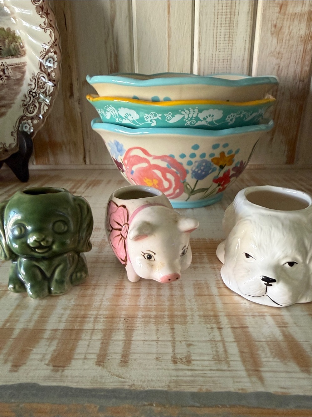 Ceramic Animal Toothpick Holders
